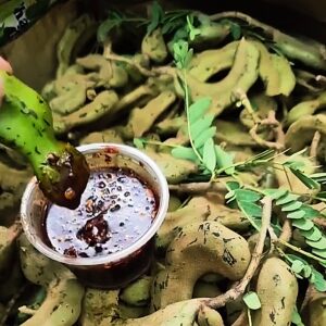 Me Xanh Hộp 400gr Kèm Hộp Nước Chấm Thần Thánh 60ml