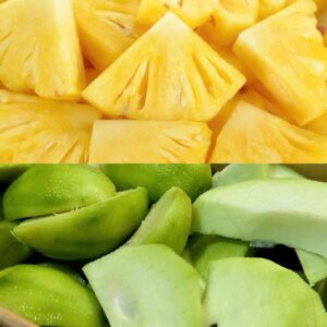 Mix Dứa + Cóc Bao Tử + Xoài Bao Tử Hộp 400g