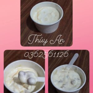 Sữa Chua Trân Châu 3Q Đường Đen Hộp 110g