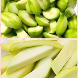 Mix Cóc Bao Tử Xoài Chua Già Hộp Gọt Sẵn Không Chấm